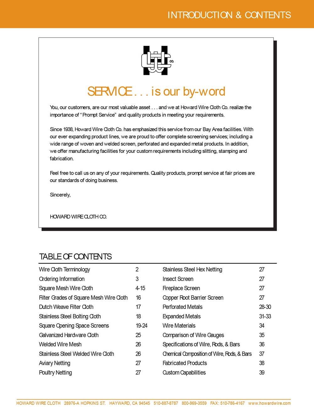 Entire Product Catalog
